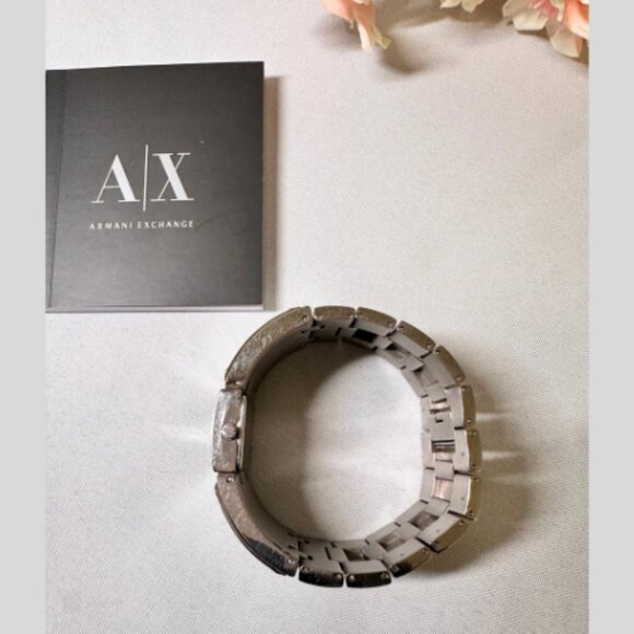 Armani Exchange Women's Wide Band Cuff Style Watch - Picture 11 of 12